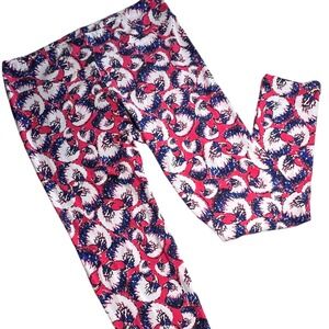 LuLaRoe Leggings Tall & Curvy TC 12-18 Eagle Print 4th‎ of July Patriotic Pants